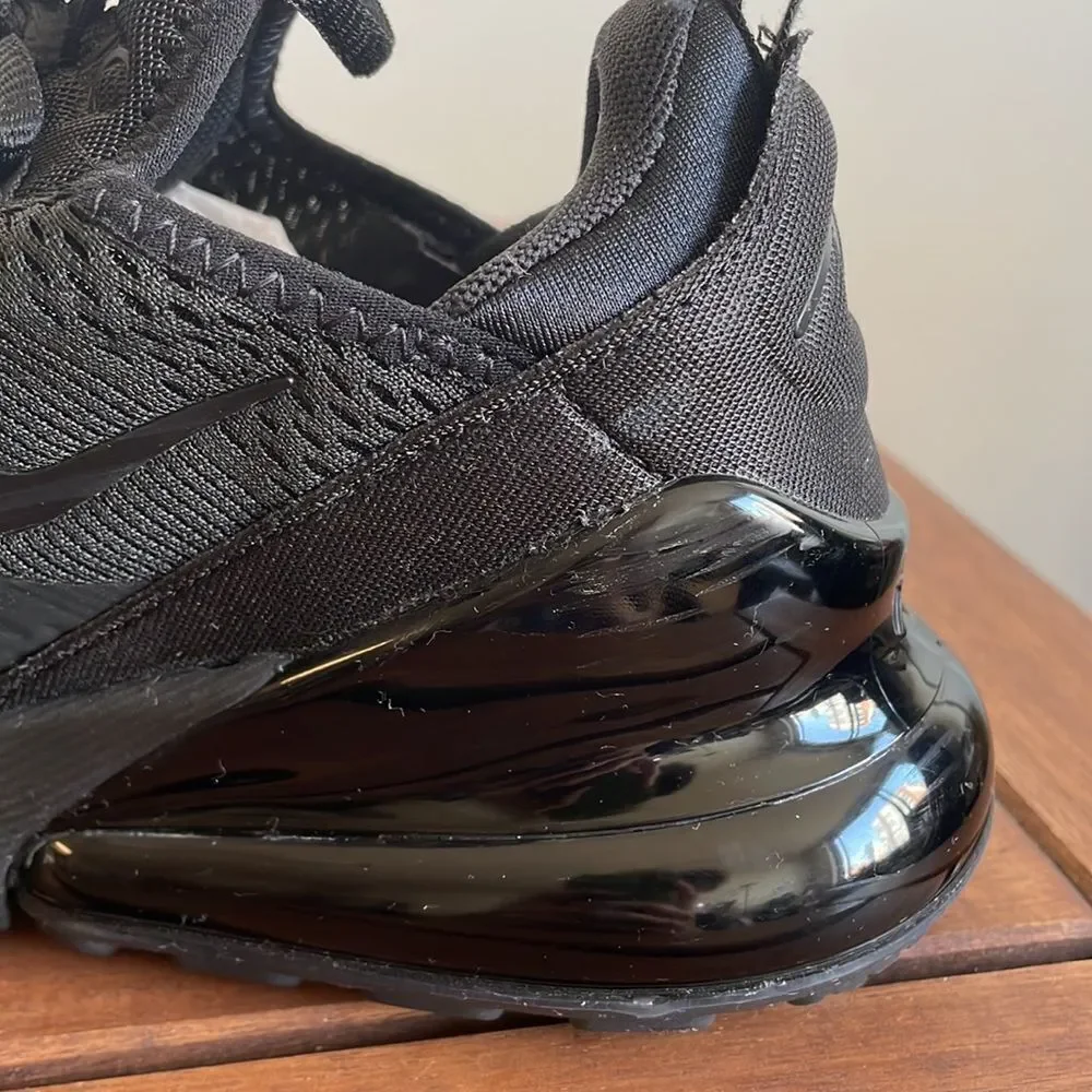 Nike Air Max 270 Black USA Women Size 7/UK 4.5/EU 38(AH6789-006)